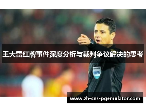 王大雷红牌事件深度分析与裁判争议解决的思考